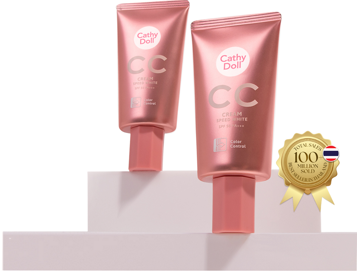 Cathy Doll Speed White CC Powder. Brighten. Set. Perfect. Flawless all day, by Leading Makeup Brand in Thailand
